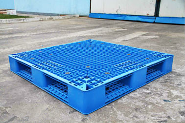 Rackable Plastic Verschepende Pallets voor Opslag/Distributie, Blauw Plastic Pallet Recycling