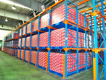 De logistiek centreert het Industriële Pallet Rekken, Aandrijving in Pallet het Rekken Systeem
